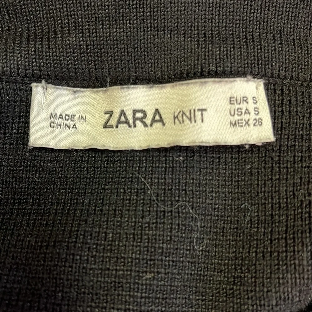 Zara Knit Crew Neck Short Sleeve Top - Picture 6 of 7